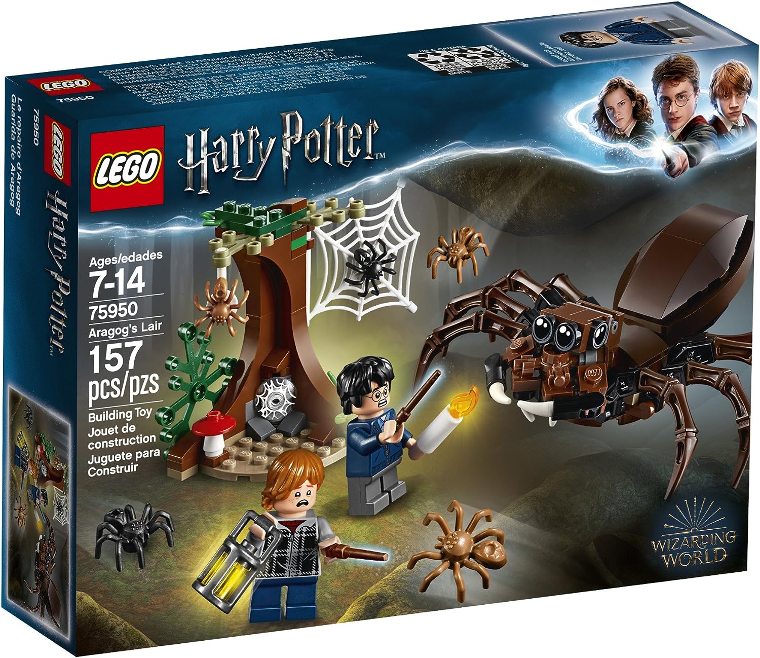 LEGO Harry Potter and The Chamber of Secrets Aragog s Lair 75950 Bui