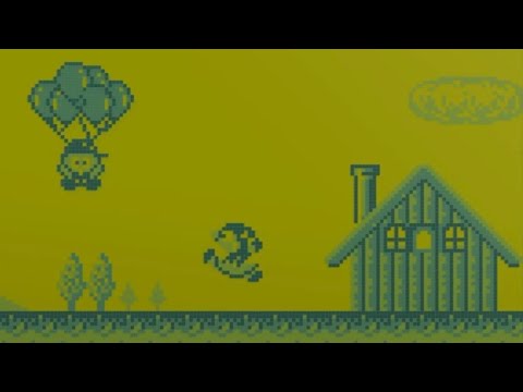 Balloon Kid Nintendo Game Boy Game | Playthrough