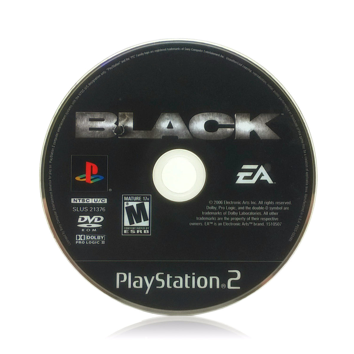 Black Sony PlayStation 2 Game