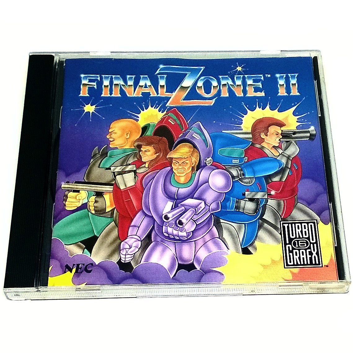 Final zone II 2 high quality TURBO GRAFX 16 GREAT SHAPE