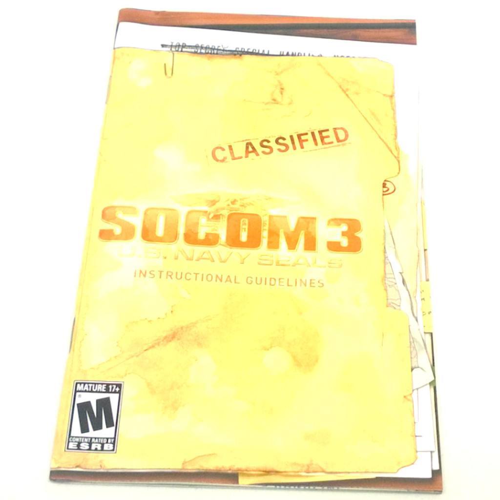 Socom 3 Lacrado Us Navy Seals Ps2 Original Colecionador Novo