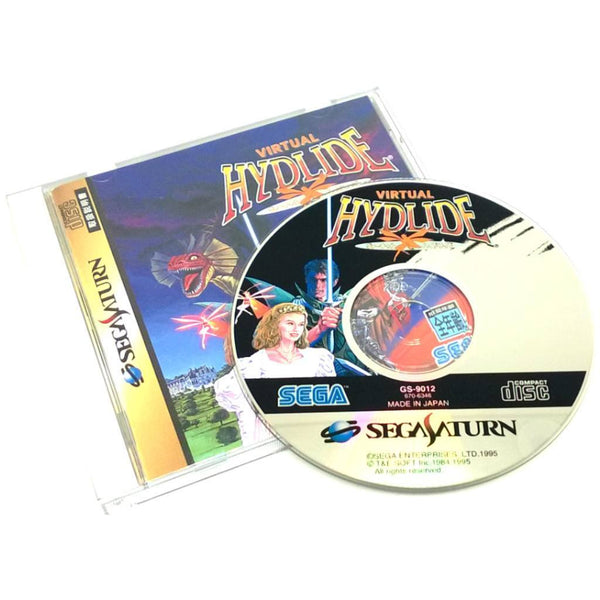 Virtual Hydlide 2024 for Sega Saturn (Case and Game Art Only)