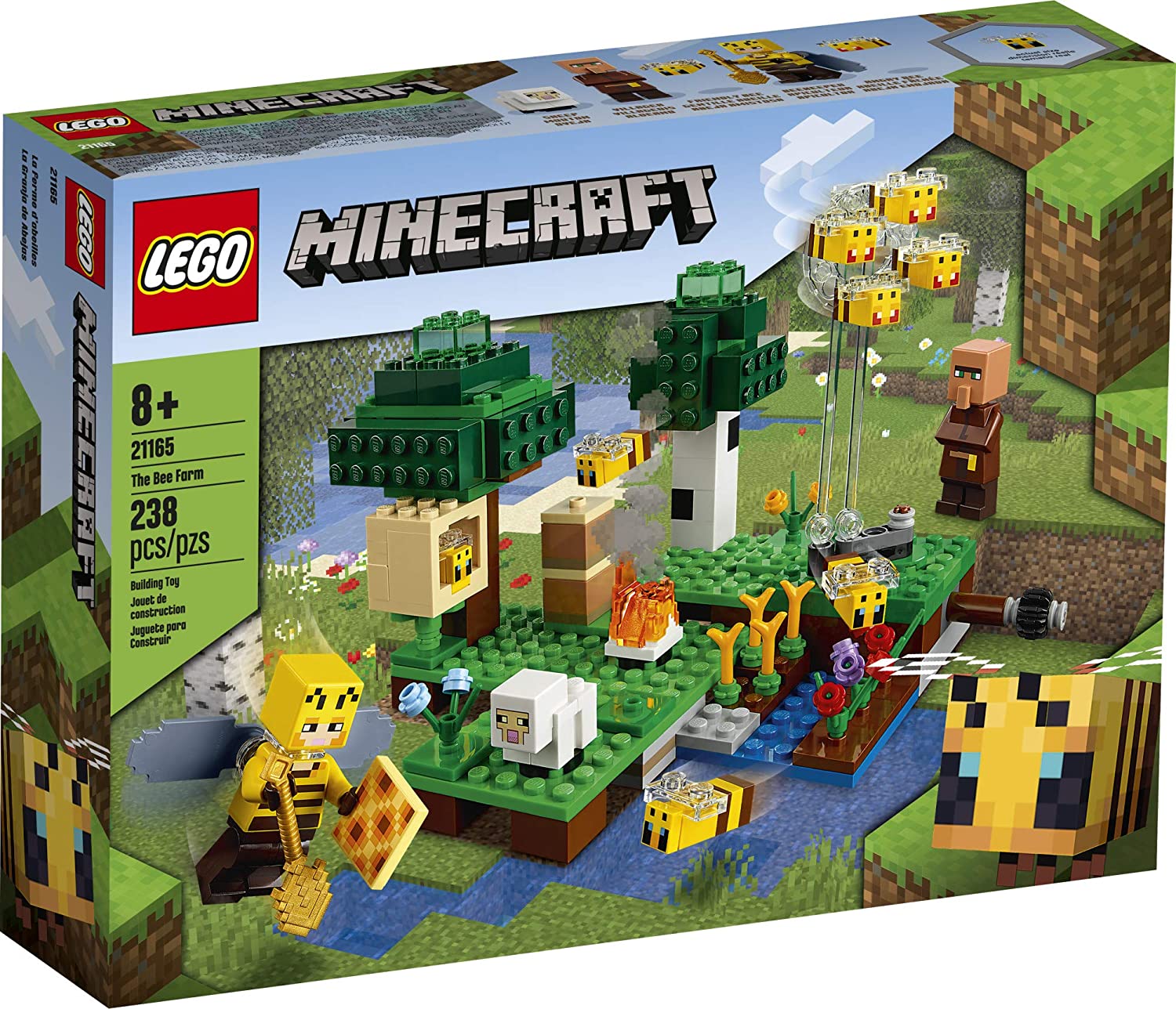 LEGO Minecraft The Bee Farm 21165 Building Kit