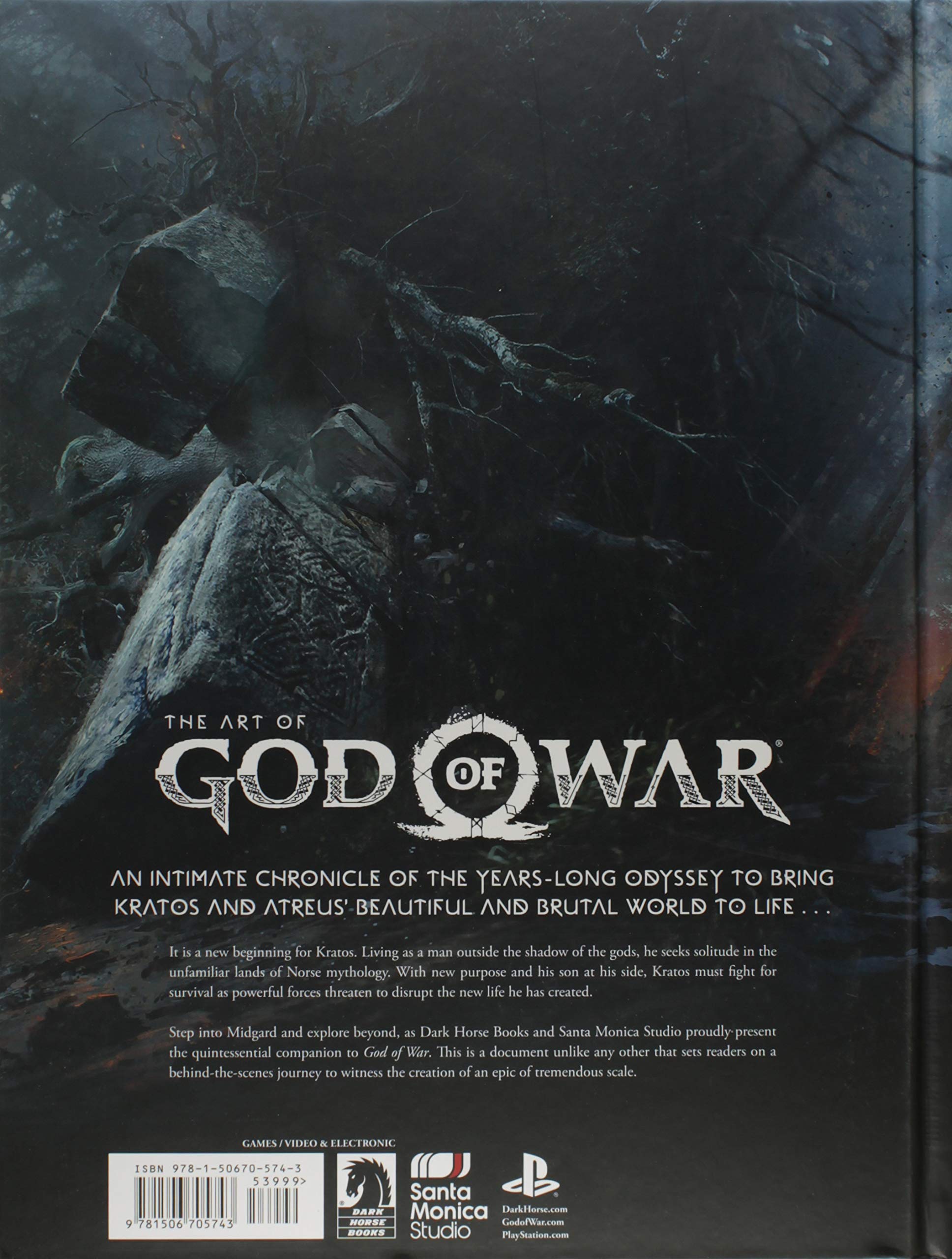 The Art of God of War | Hardcover | Back